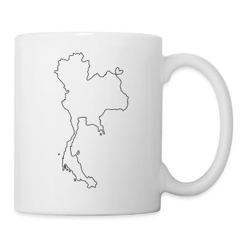 THAILAND Herz - Tasse - Weiß - Rechts