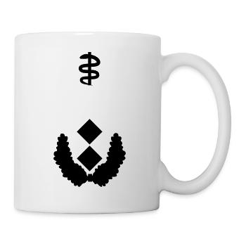 Oberfeldarzt Dienstgrad - Tasse - Weiß - Rechts