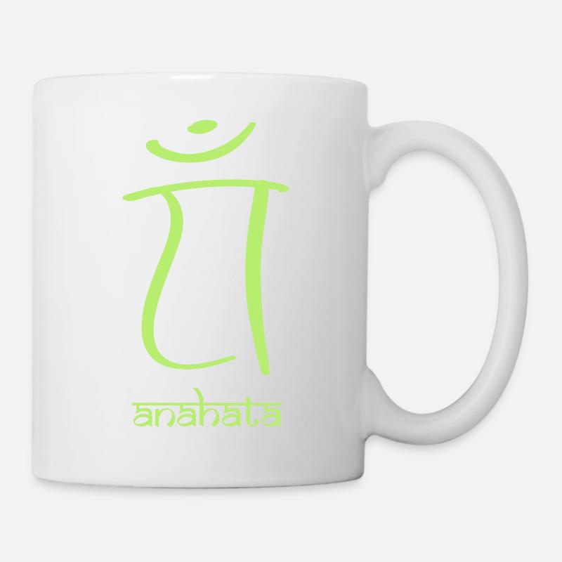 chakra anahata - Tasse - Weiß