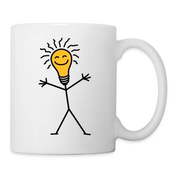 Light Bulb - Tasse - Weiß - Rechts