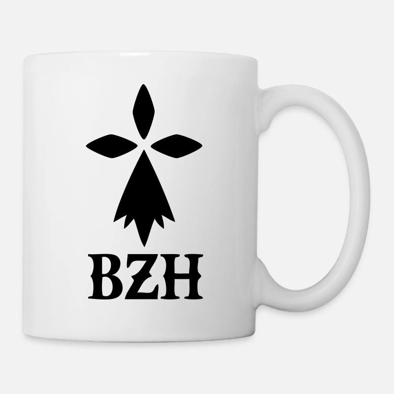 Hermine breton BZH bretagne - Mug blanc - blanc