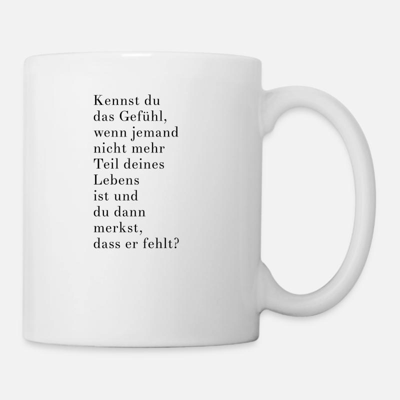 Trauer - Tasse - Weiß