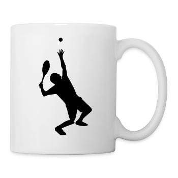 Tennis - Tasse - Weiß - Rechts