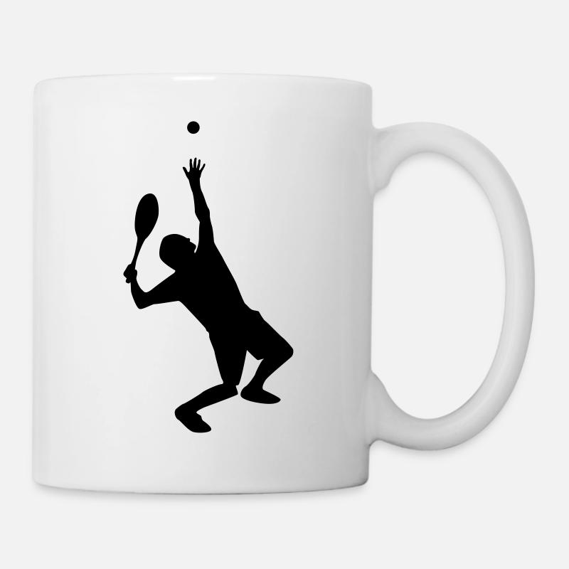 Tennis - Tasse - Weiß