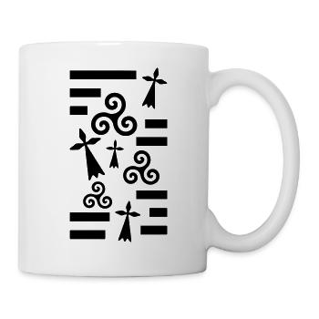 breizh bretagne fashion - Mug blanc - blanc - Droite