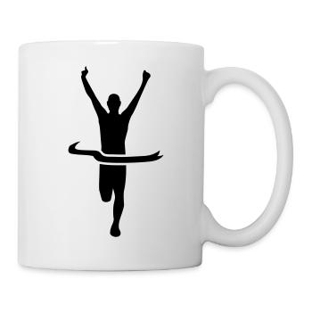 Sieger Gewinner - Tasse - Weiß - Rechts