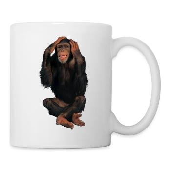 monkey - Tasse - Weiß - Rechts