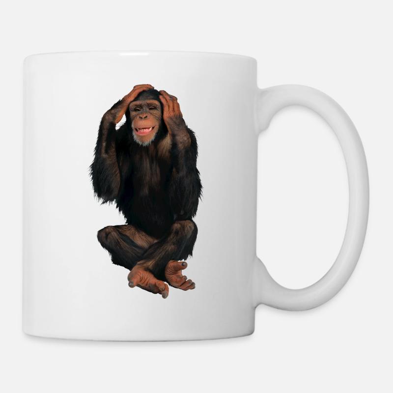 monkey - Tasse - Weiß