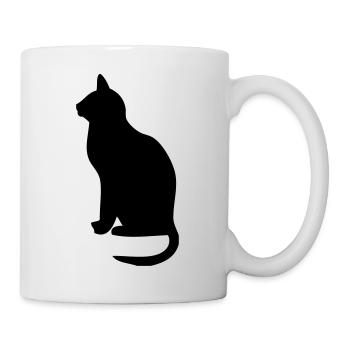 cat - Tasse - Weiß - Rechts