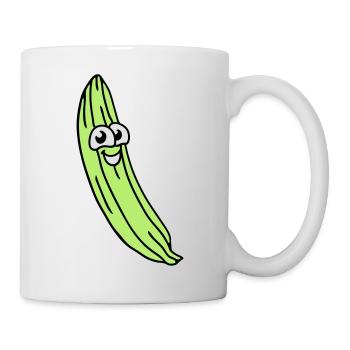 concombre doux - Mug blanc - blanc - Droite