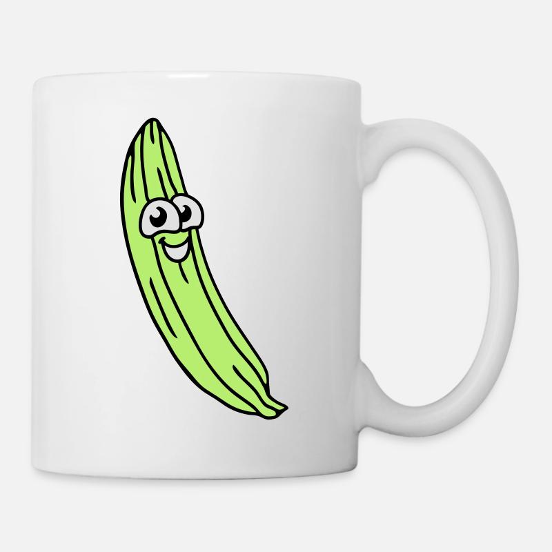 süße Gurke - Tasse - Weiß