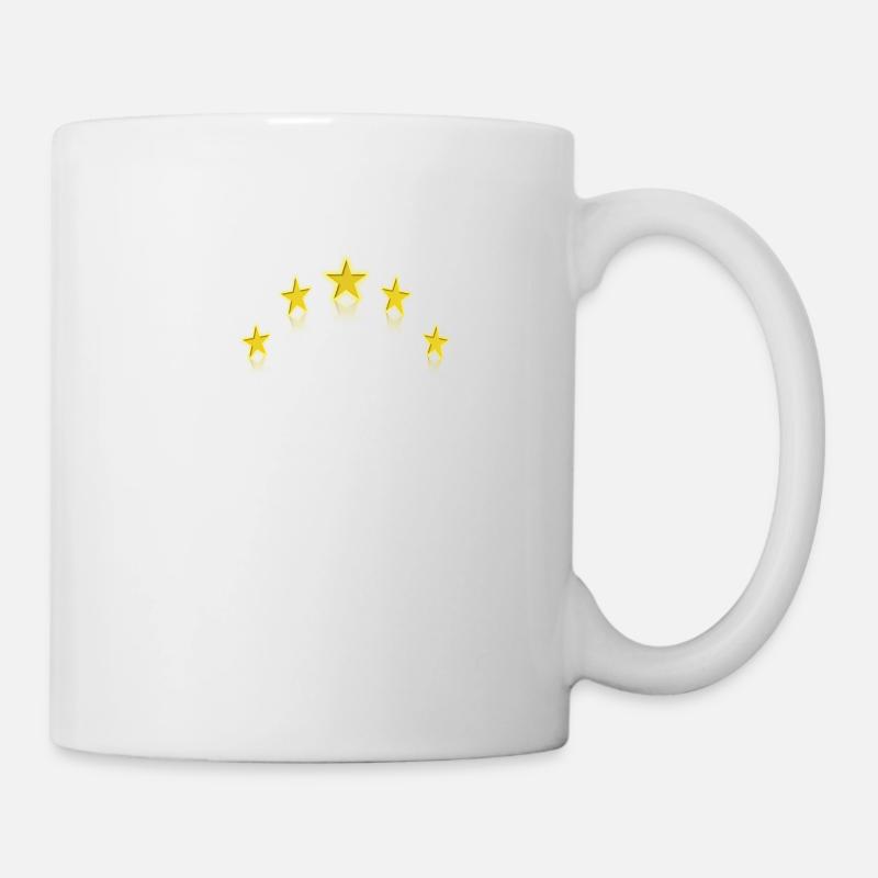 5 Sterne - Tasse - Weiß