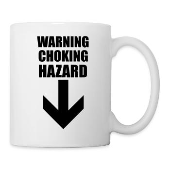 Warning Choking Hazard - Mug - white - Right