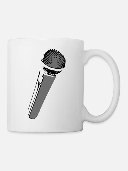 dessin micro - Mug blanc - blanc