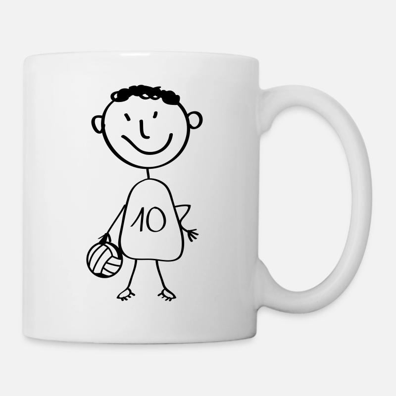 volleyball_spieler - Tasse - Weiß