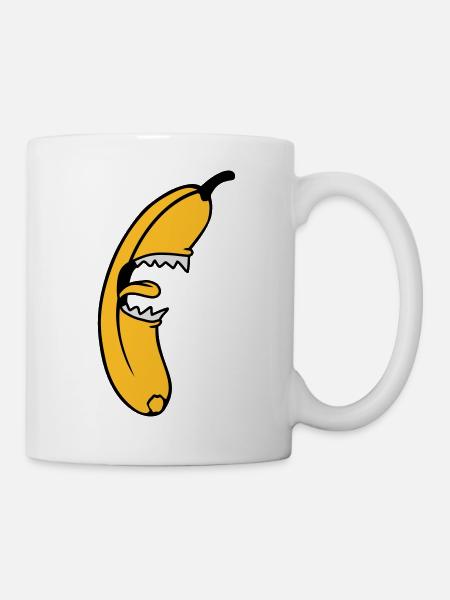 Evil Monster Banana - Mug blanc - blanc