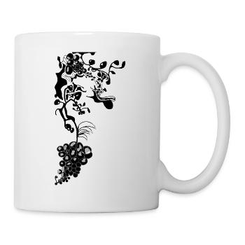Bunch of grapes T-Shirt - Mug - white - Right