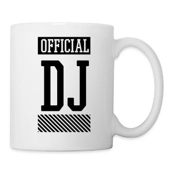 OFFICIAL DJ - Tasse - Weiß - Rechts