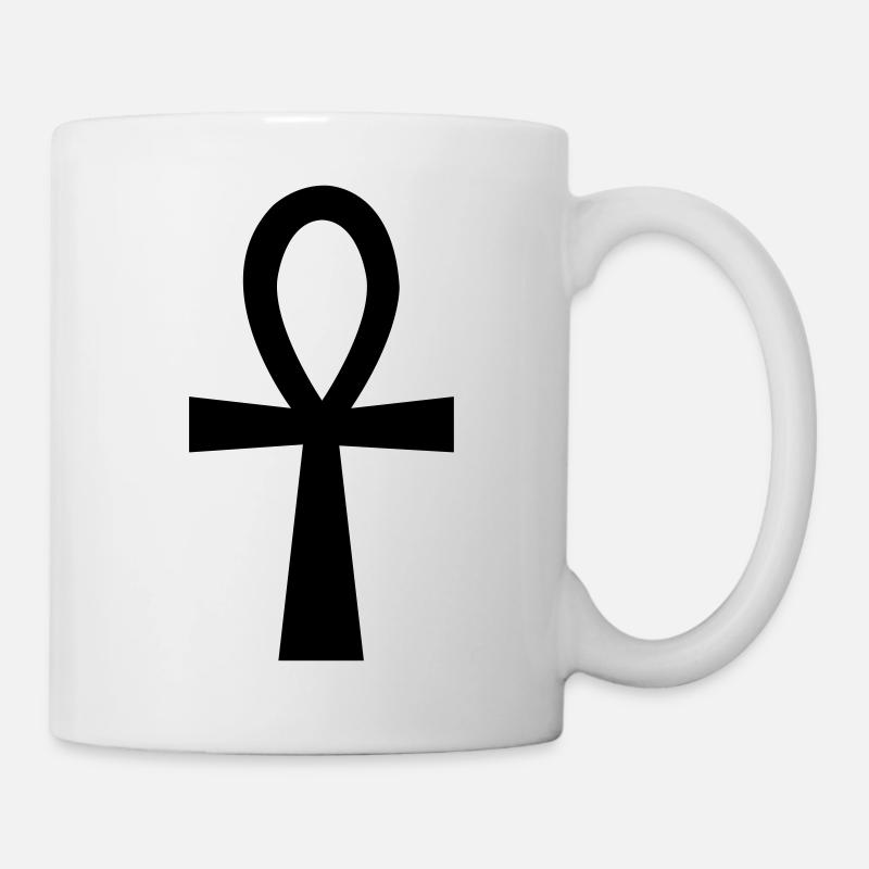 kreuz - Tasse - Weiß