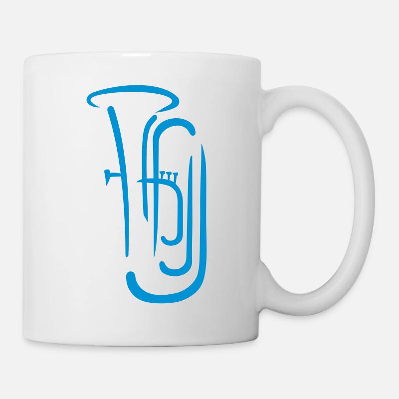 Tuba - Tasse - Weiß