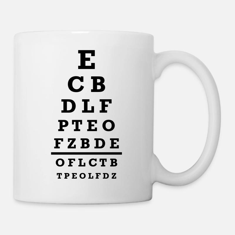 Opticien - Mug blanc - blanc
