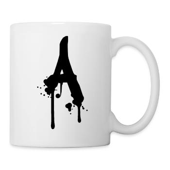 A graffiti drops Farbklex spray - Mug - white - Right