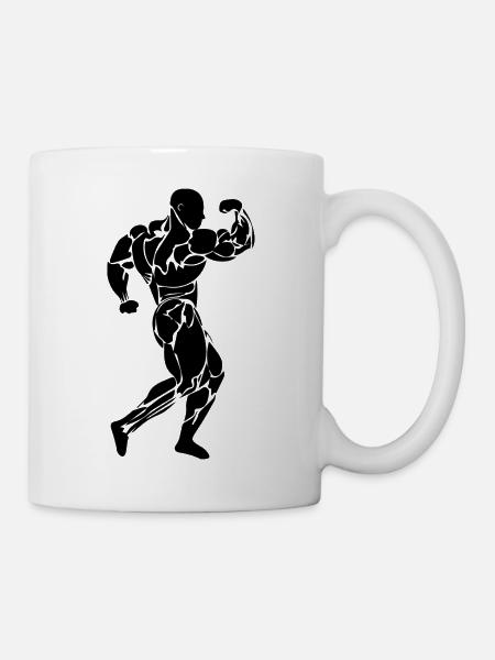 Bodybuilding - Tasse - Weiß