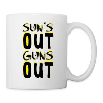 Guns Out - Tasse - Weiß - Rechts