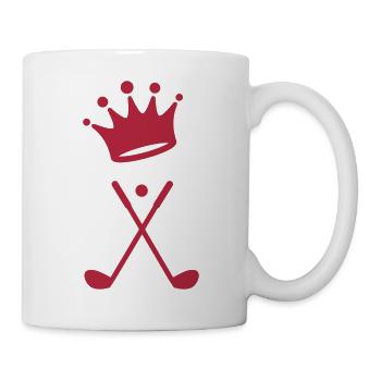 Golf - Sport - Golfer - Club - Green - Game - Play - Mug blanc - blanc - Droite
