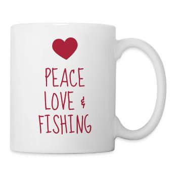 Fischerei Fischer Sport Sportler Spieler - Tasse - Weiß - Rechts