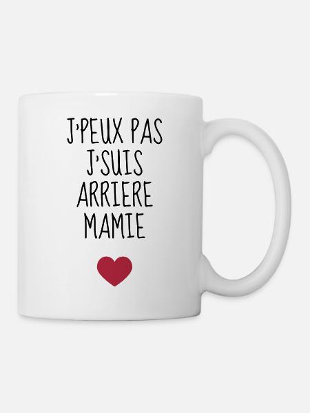 Arrière Mamie / Mamy / Grand Mère / Famille - Mug blanc - blanc