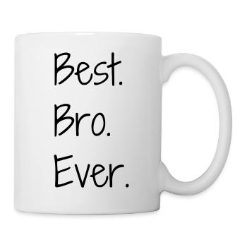 Bruder Brother Baby Geburtstag Geburt Familie - Tasse - Weiß - Rechts
