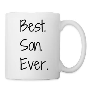 Sohn / Tochter / Familie / Mädchen - Tasse - Weiß - Rechts