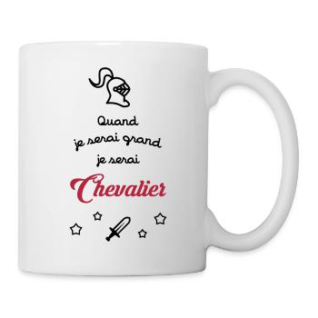 Chevalier - Bébé - Naissance - Garçon - Epée - Fun - Mug - white - Right