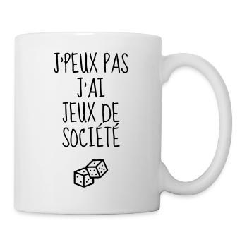 Board Game Brettspiel Jeu de Société Geek - Mug - white - Right