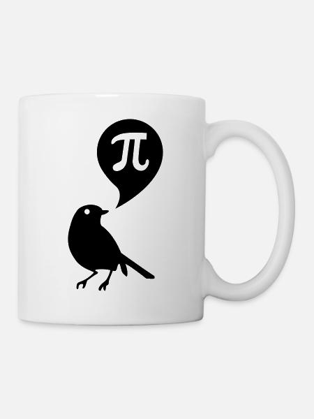 pi - Mug blanc - blanc