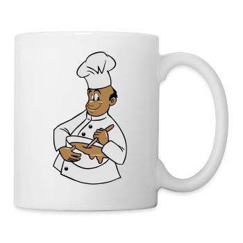 kochen kochmütze rühren - Tasse - Weiß - Rechts