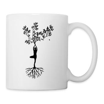 Yoga - Tasse - Weiß - Rechts