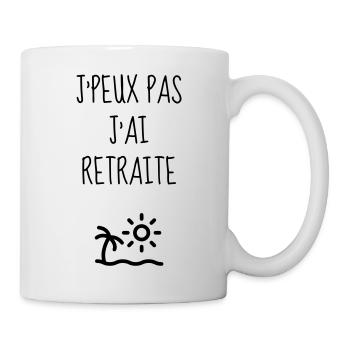 Retirement Retired Ruhestand Retraite Retraitée - Mug - white - Right