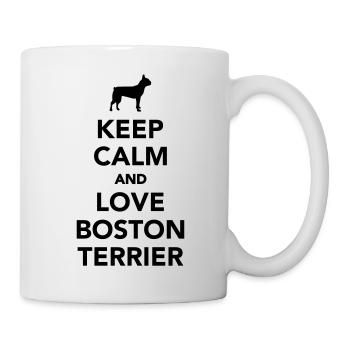 Boston Terrier - Mug - white - Right