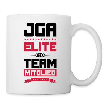 jga elite team - Tasse - Weiß - Rechts