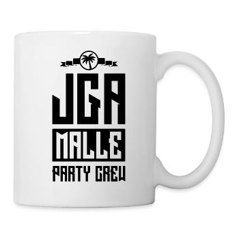 jga malle party crew - Tasse - Weiß - Rechts