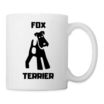 Fox Terrier TERRIER - Tasse - Weiß - Rechts