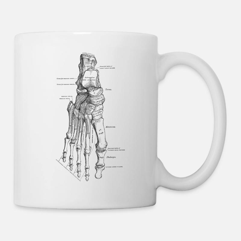 Human Body - Foot - Mug - white