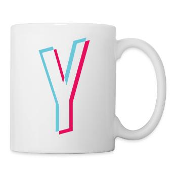 Y - letter Y - Mug - white - Right