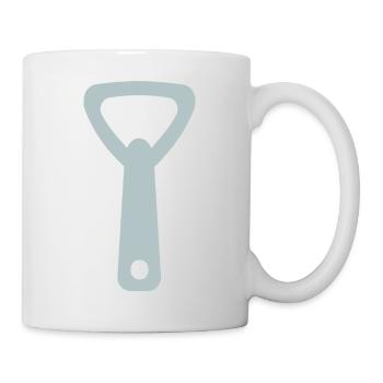 bottle opener - Mug - white - Right