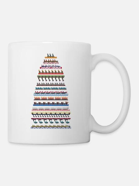 Cedar Point CoasterTrains Design - Mug - white