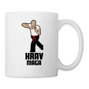 Krav Maga - Tasse - Weiß - Rechts