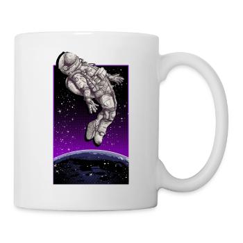 Space Walk - Tasse - Weiß - Rechts