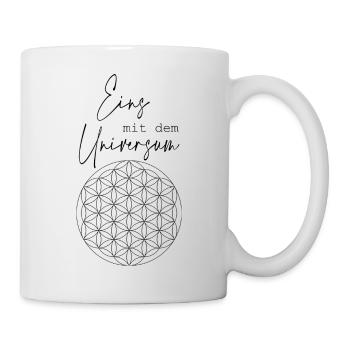 Fleur de vie - un avec l'univers - Mug blanc - blanc - Droite